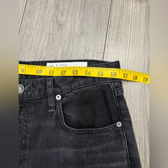 NWT Rag & Bone BLAIR SOFIE HIGH-RISE ANKLE WIDE LEG WITH CUFF RIGID Sz 32